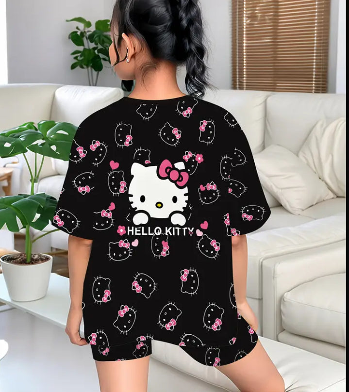 Hello kitty cycling shorts set