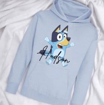 Personalised Cartoon Dog Hoodie