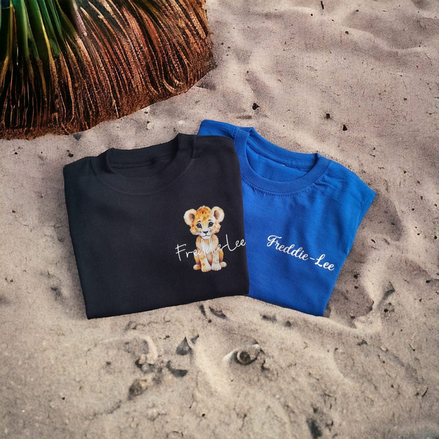 Personalised animal 2 pack t shirt