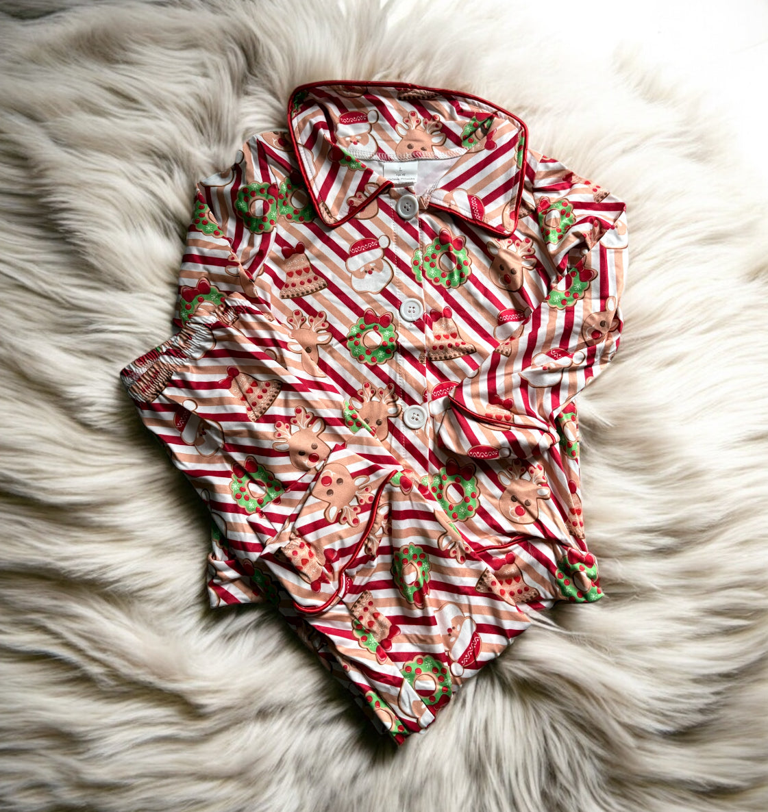 Reindeer and Santa pyjamas
