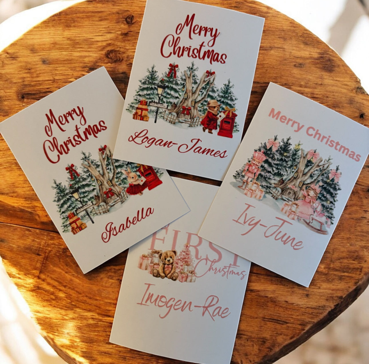 Personalised Christmas cards
