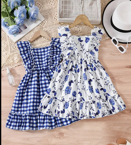 2 x summer dress set - blue