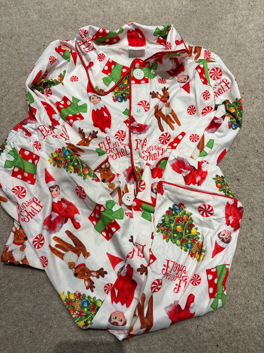 4Y elf pyjamas