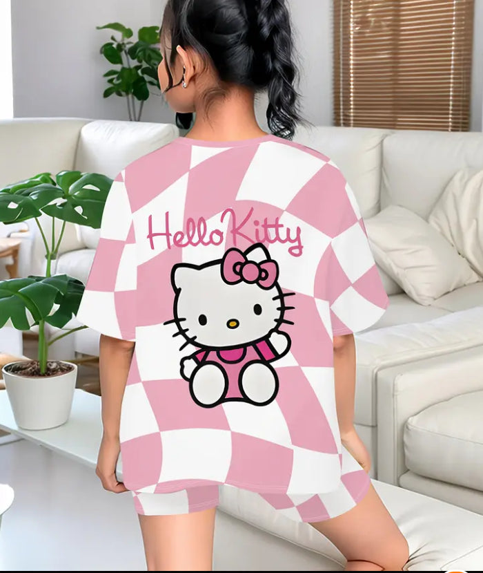 Hello kitty cycling shorts set - pink