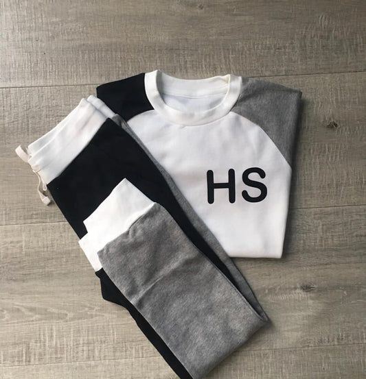 Personalised Initial Two Tone Loungeset