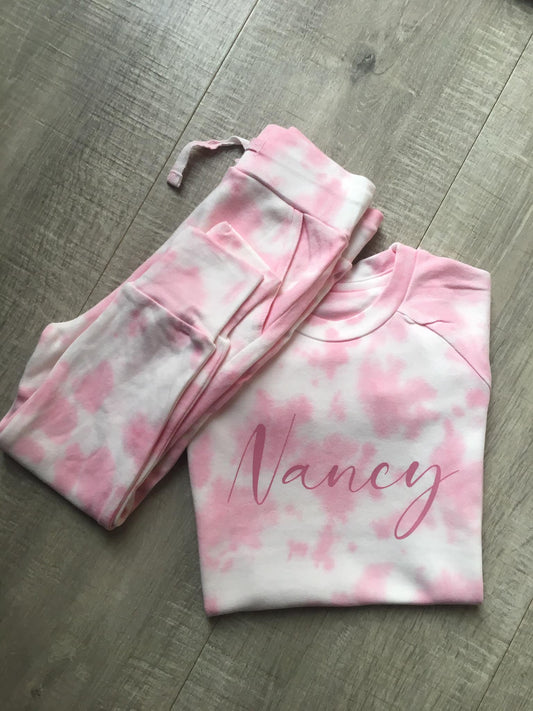 Personalised Tye Dye Lounge set