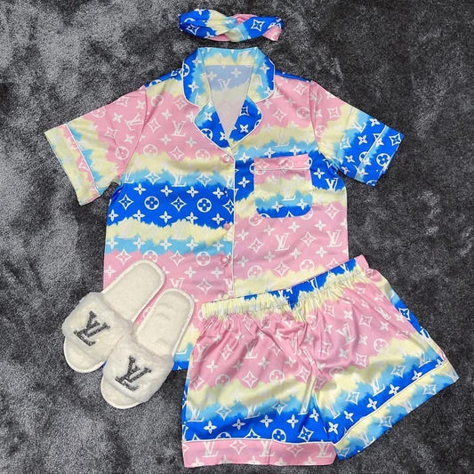 Rainbow inspired pyjamas (slippers not included)