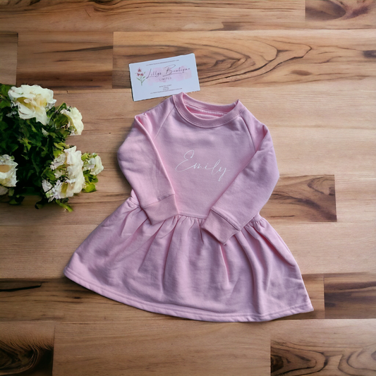 Personalised sweater dress