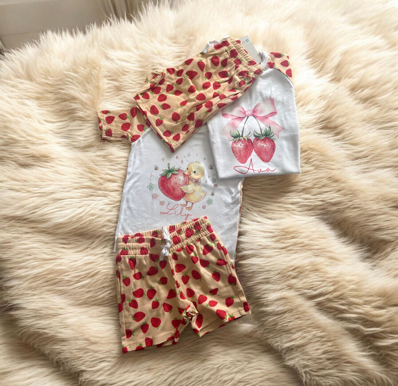 PERSONALISED STRAWBERRY SET