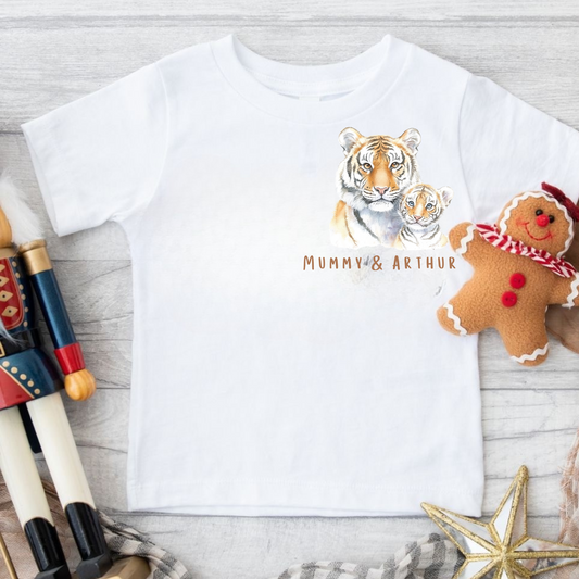 Mummy & Me Personalised Tiger Personalised T-shirt