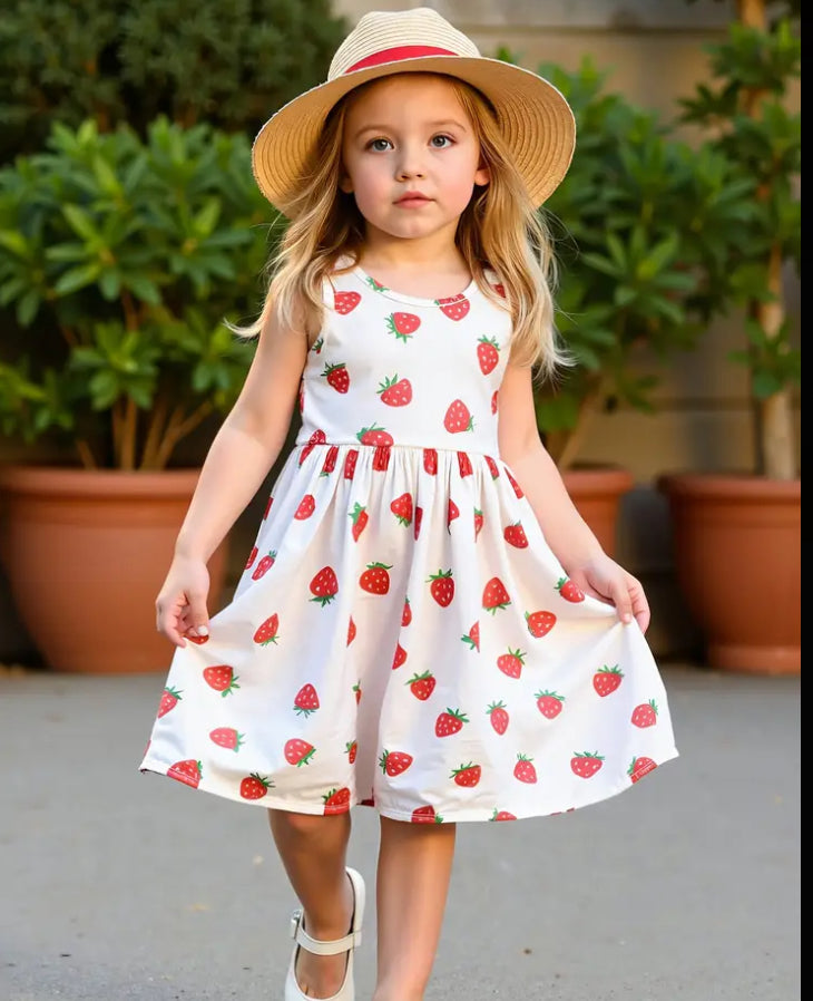 Strawberry summer dress