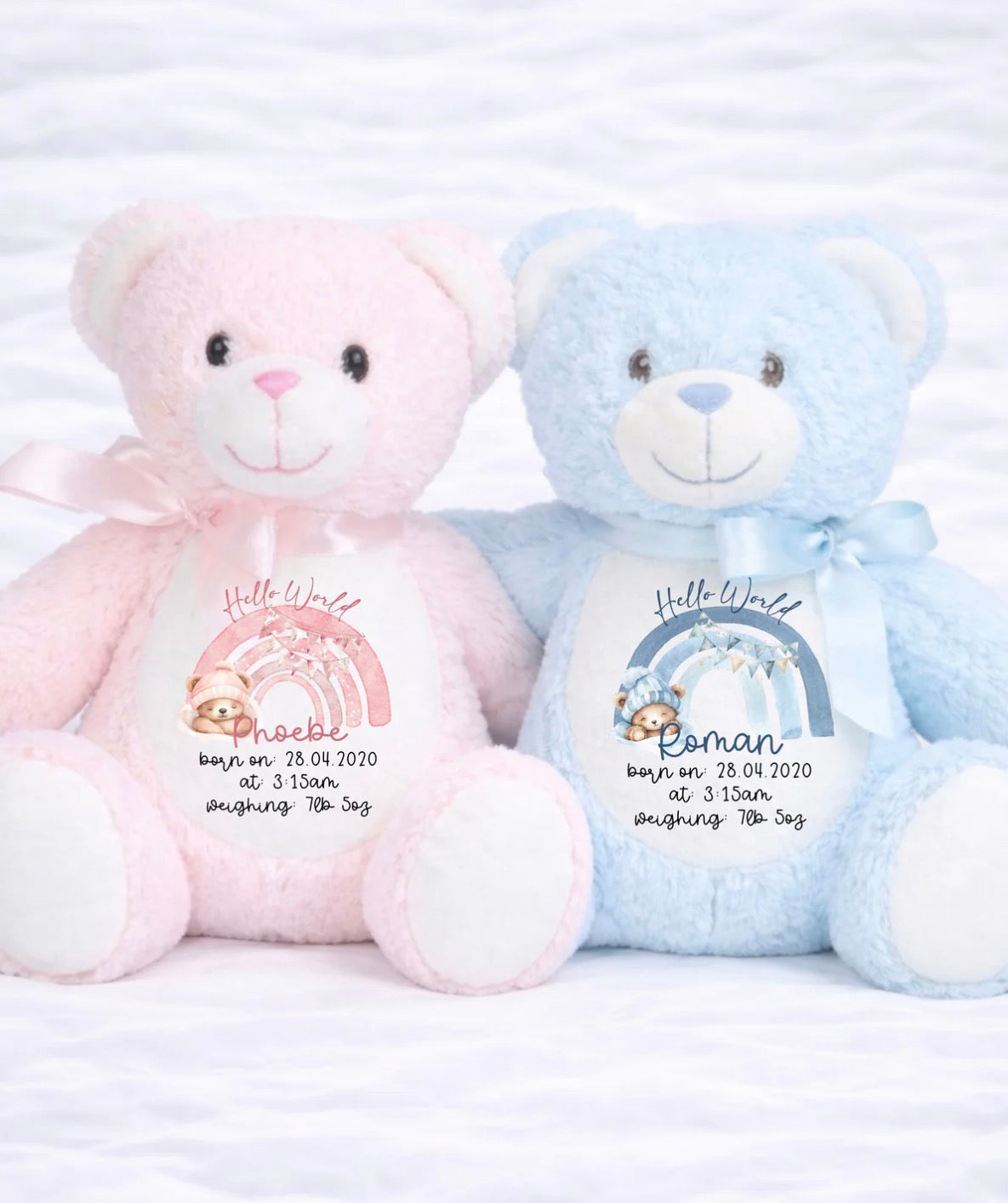 PERSONALISED BIRTH BEAR