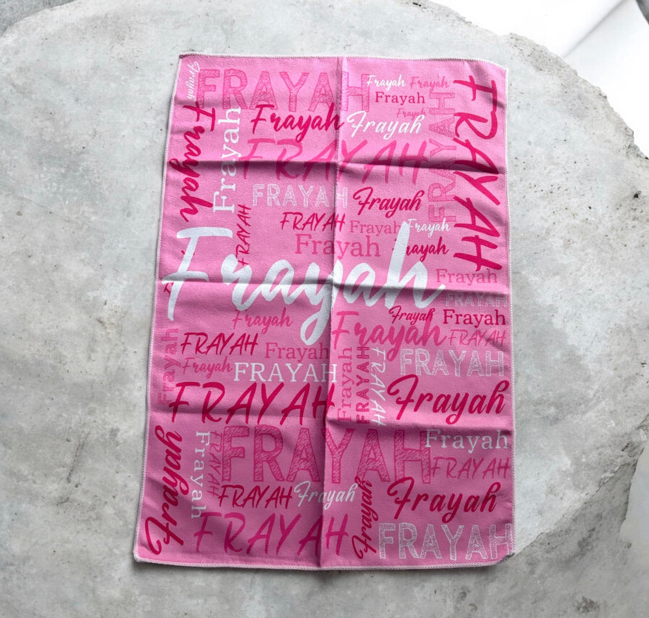 PERSONALISED NAME SMALL TOWEL