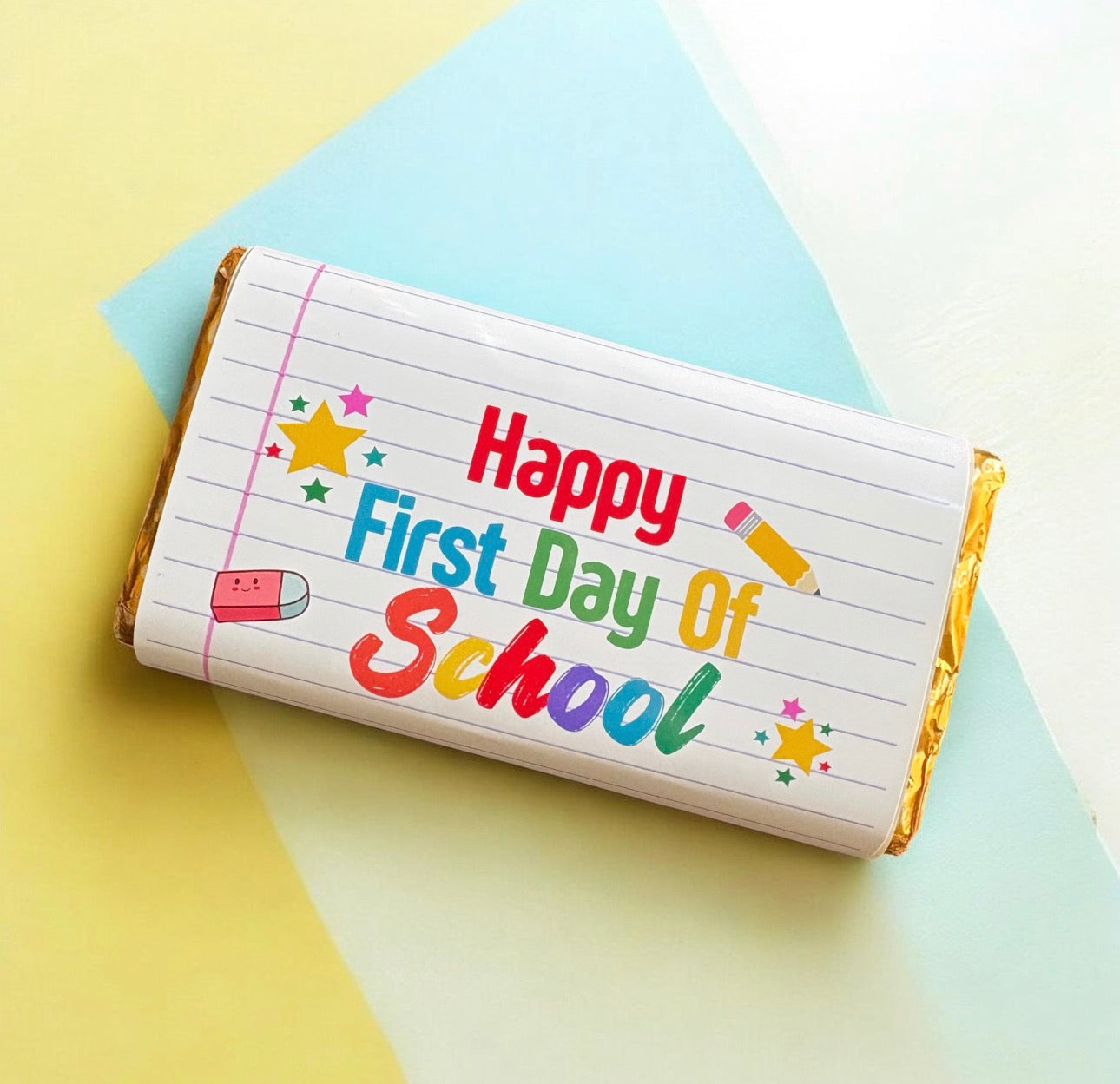 FIRST DAY OF SCHOOL CHOCOLATE BAR