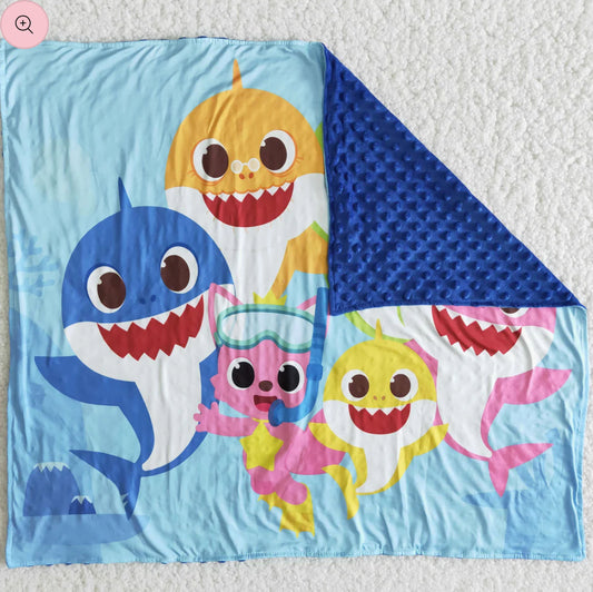 Baby sharkie blanket & pyjamas bundle