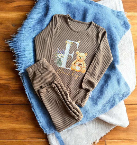 Little honey bear personalised loungeset