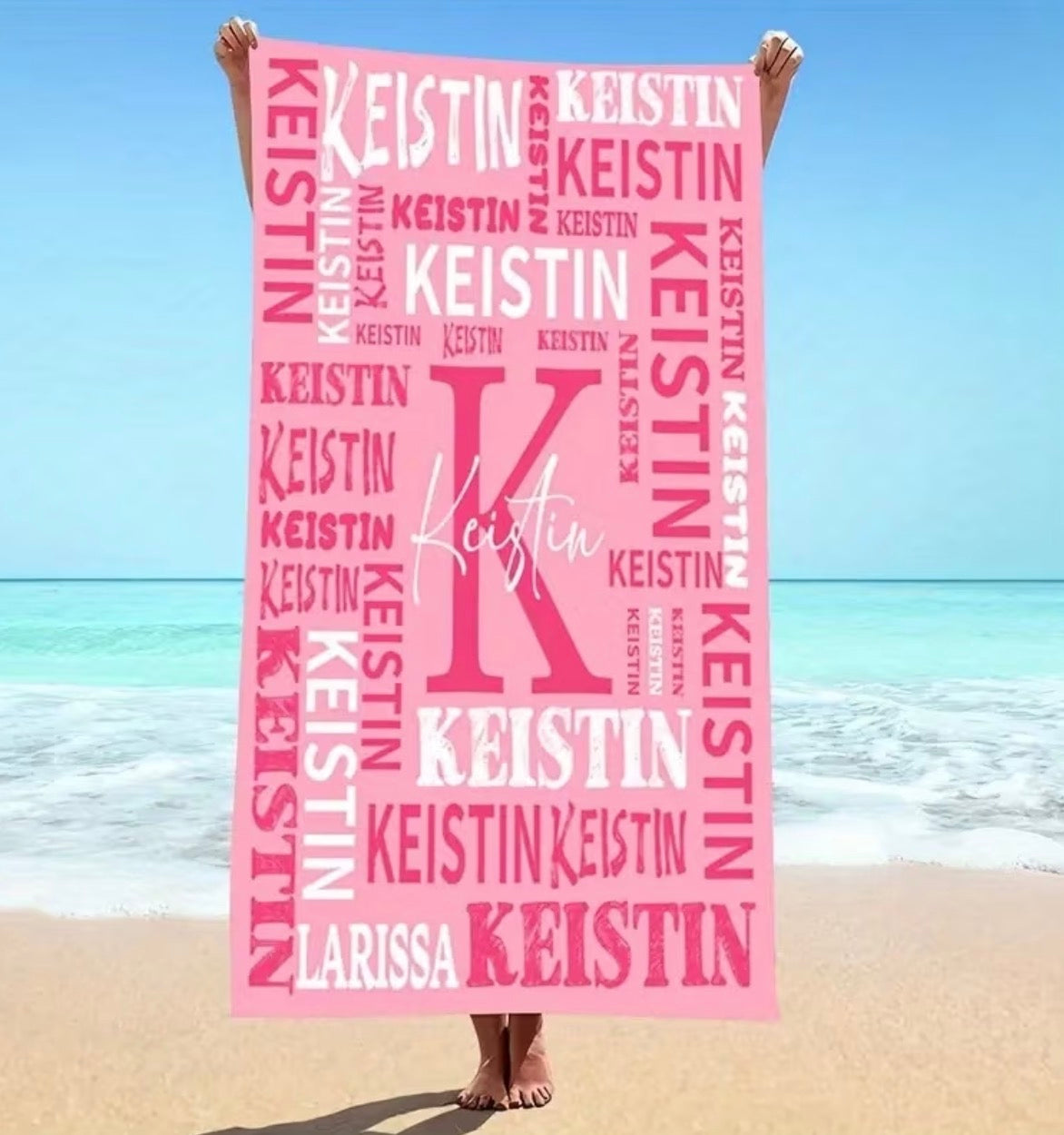 PERSONALISED BEACH TOWEL