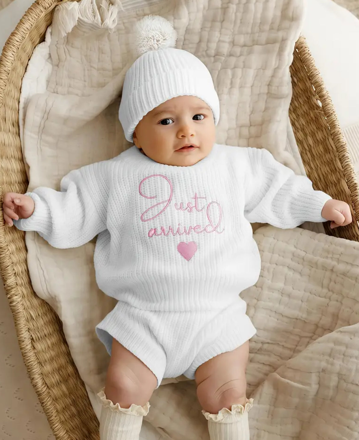 Just arrived knitted set (multiple colours) - NEWBORN