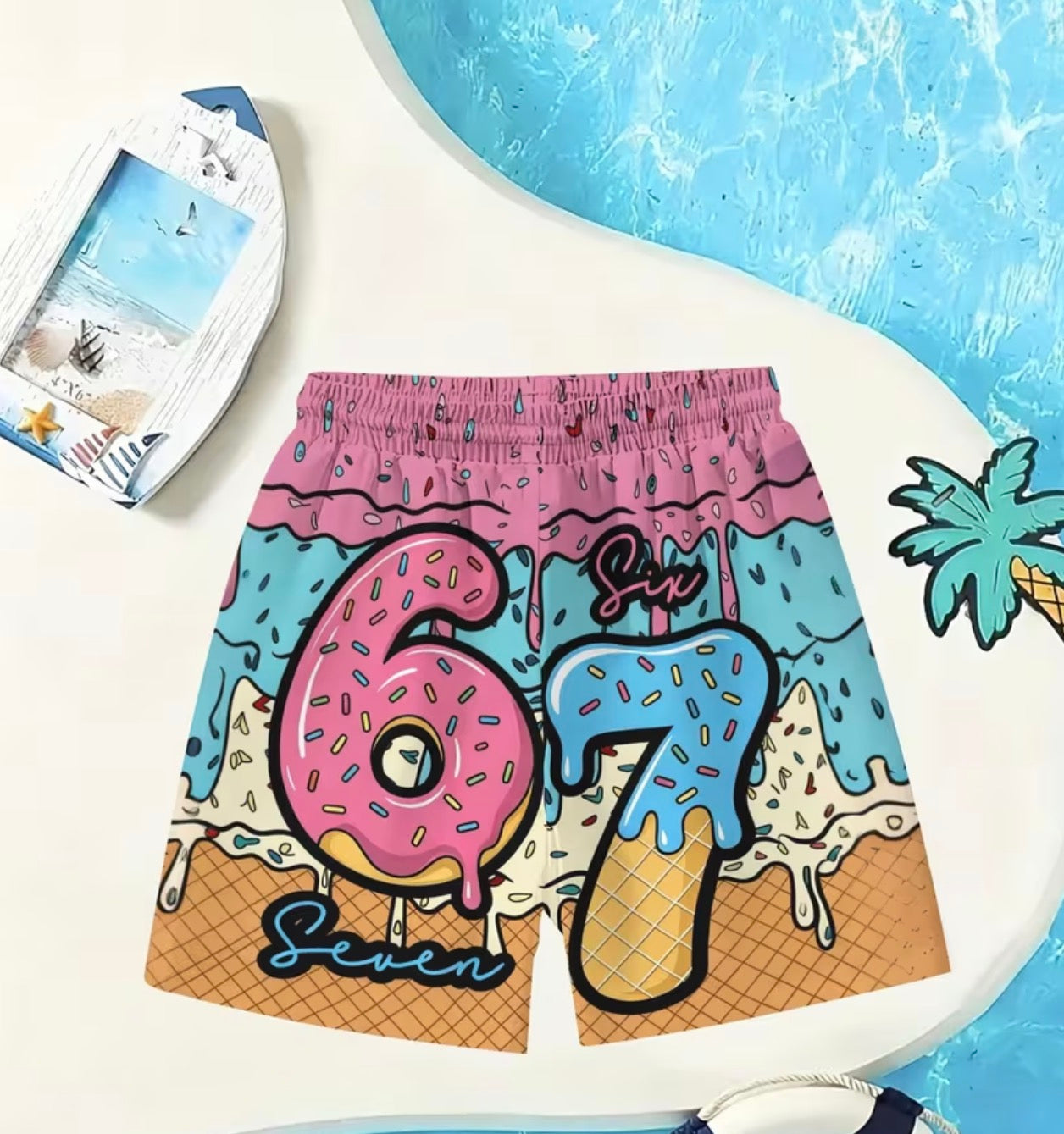 67 PRINTED SWIMSHORTS