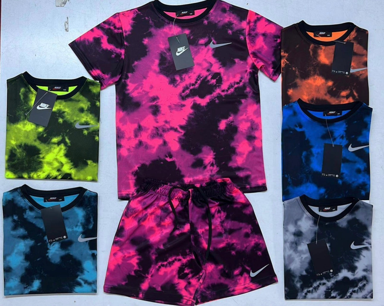 TYE DYE NKE SHORTS SET (END OF MAY DISPATCH