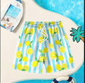 LEMON PRINTED SWIMSHORTS