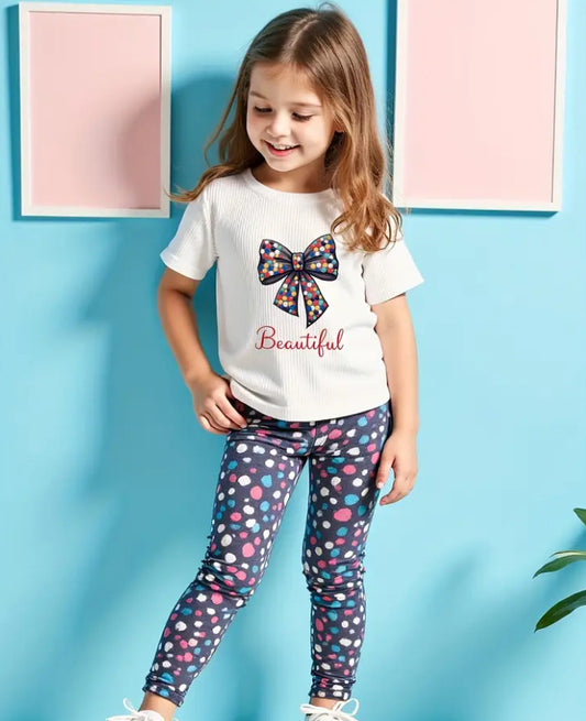 “Beautiful” Polka dot leggings set