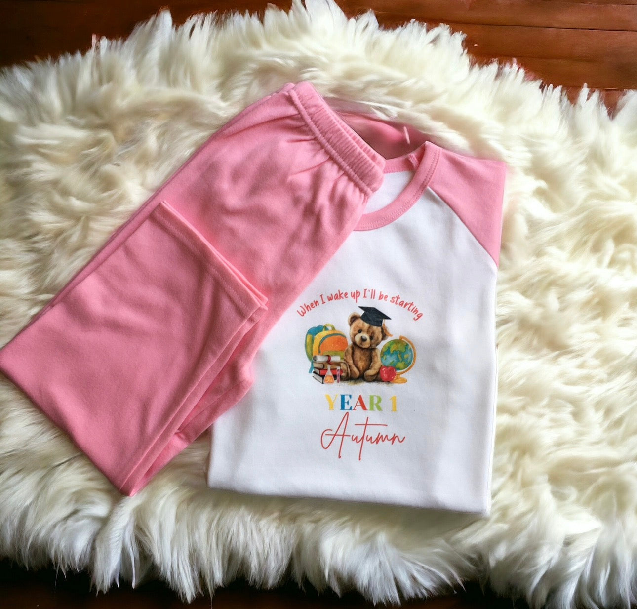 WHEN I WAKE UP I WILL BE STARTING PERSONALISED PYJAMAS