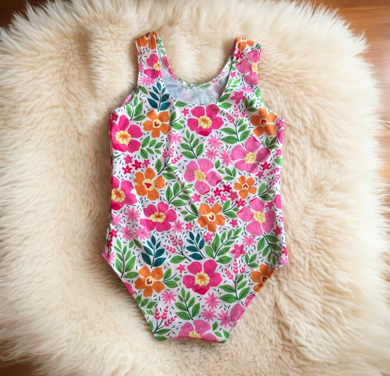 5-6Y FLORAL SWIMWEAR