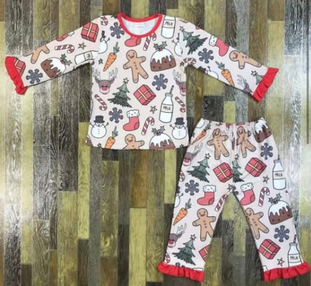 COOKIES AND PUDDING BOY/GIRL MATCHING CHRISTMAS PYJAMAS DISPATCH NOVEMBER