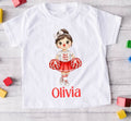 RND BROWN HAIR CHEERLEADER T SHIRT