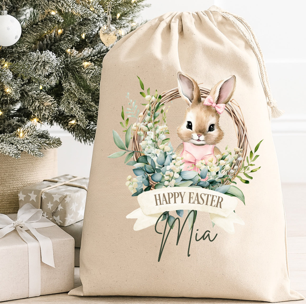 FIVER FRIDAY PERSONALISED EASTER SACKS (multiple designs)