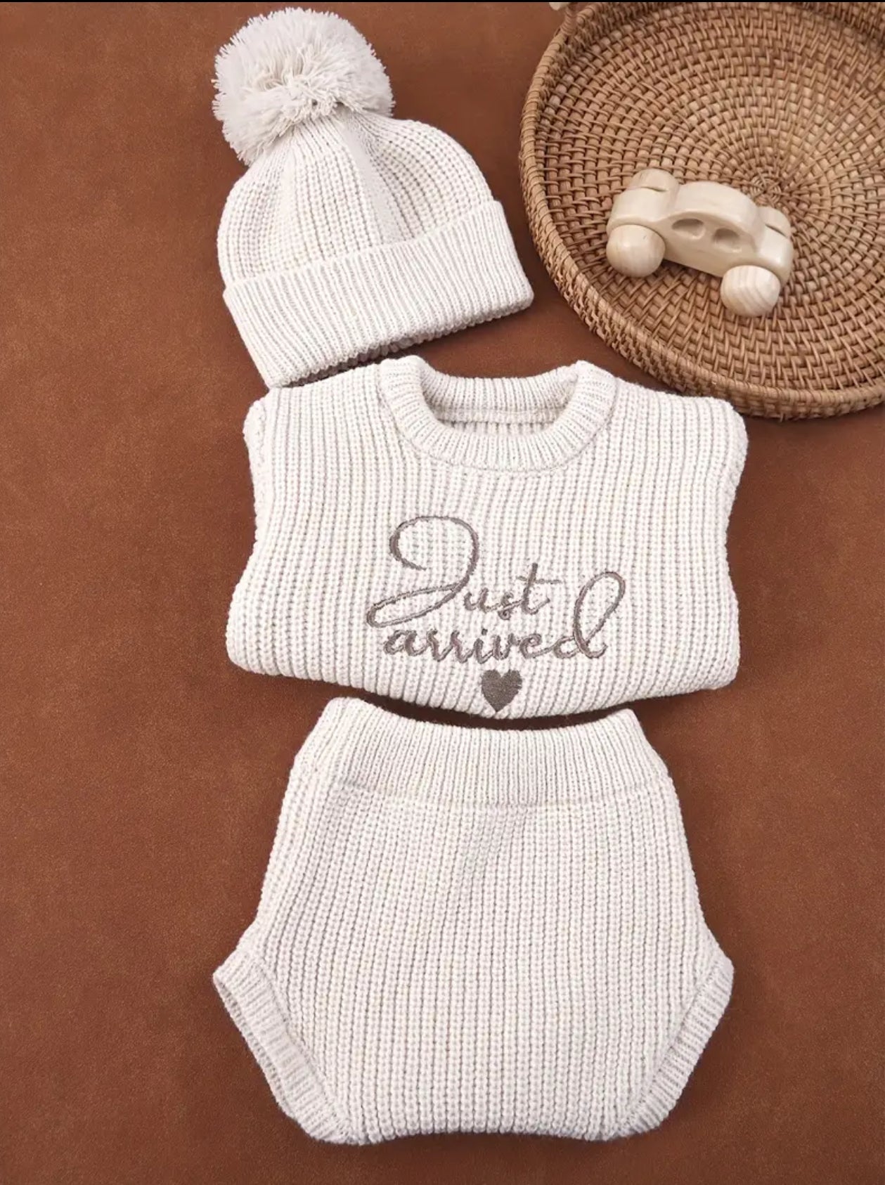 Just arrived knitted set (multiple colours) - NEWBORN