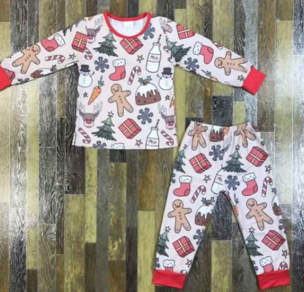 COOKIES AND PUDDING BOY/GIRL MATCHING CHRISTMAS PYJAMAS DISPATCH NOVEMBER