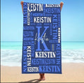 PERSONALISED BEACH TOWEL