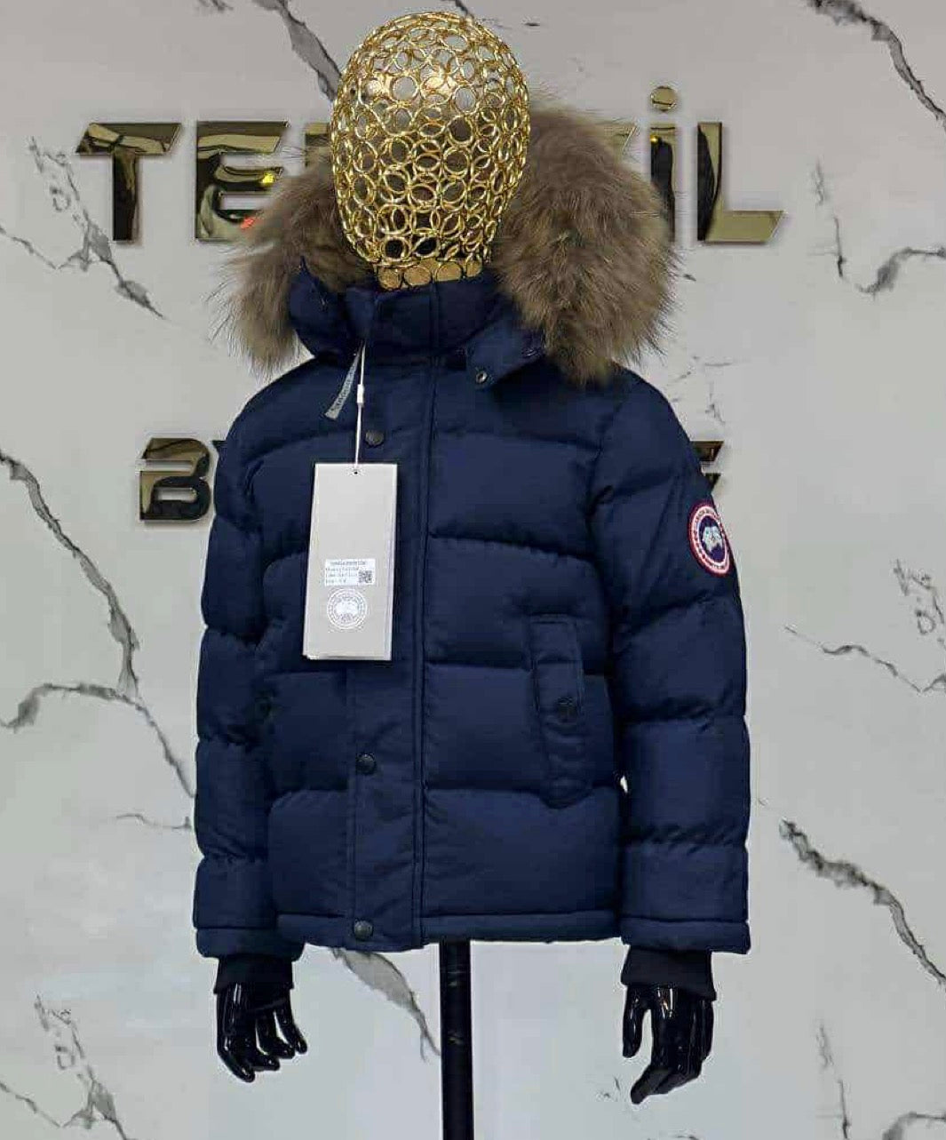 CG KIDS BLUE PUFFA JACKET