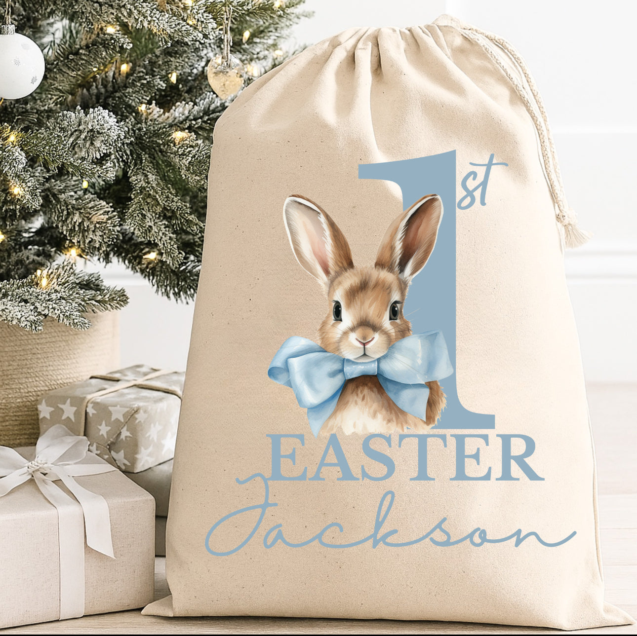 FIVER FRIDAY PERSONALISED EASTER SACKS (multiple designs)