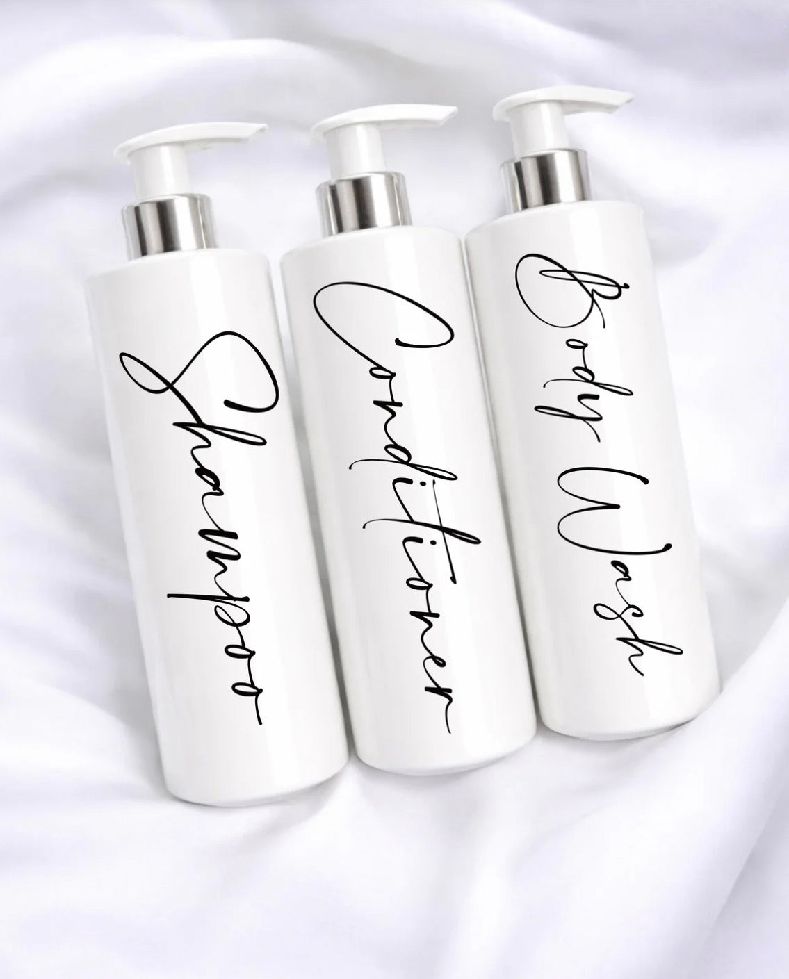 3 x BATHROOM BOTTLES