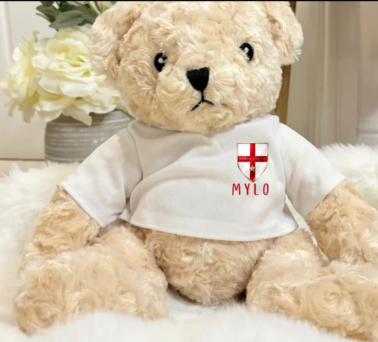 PERSONALISED FOOTBALL BEAR