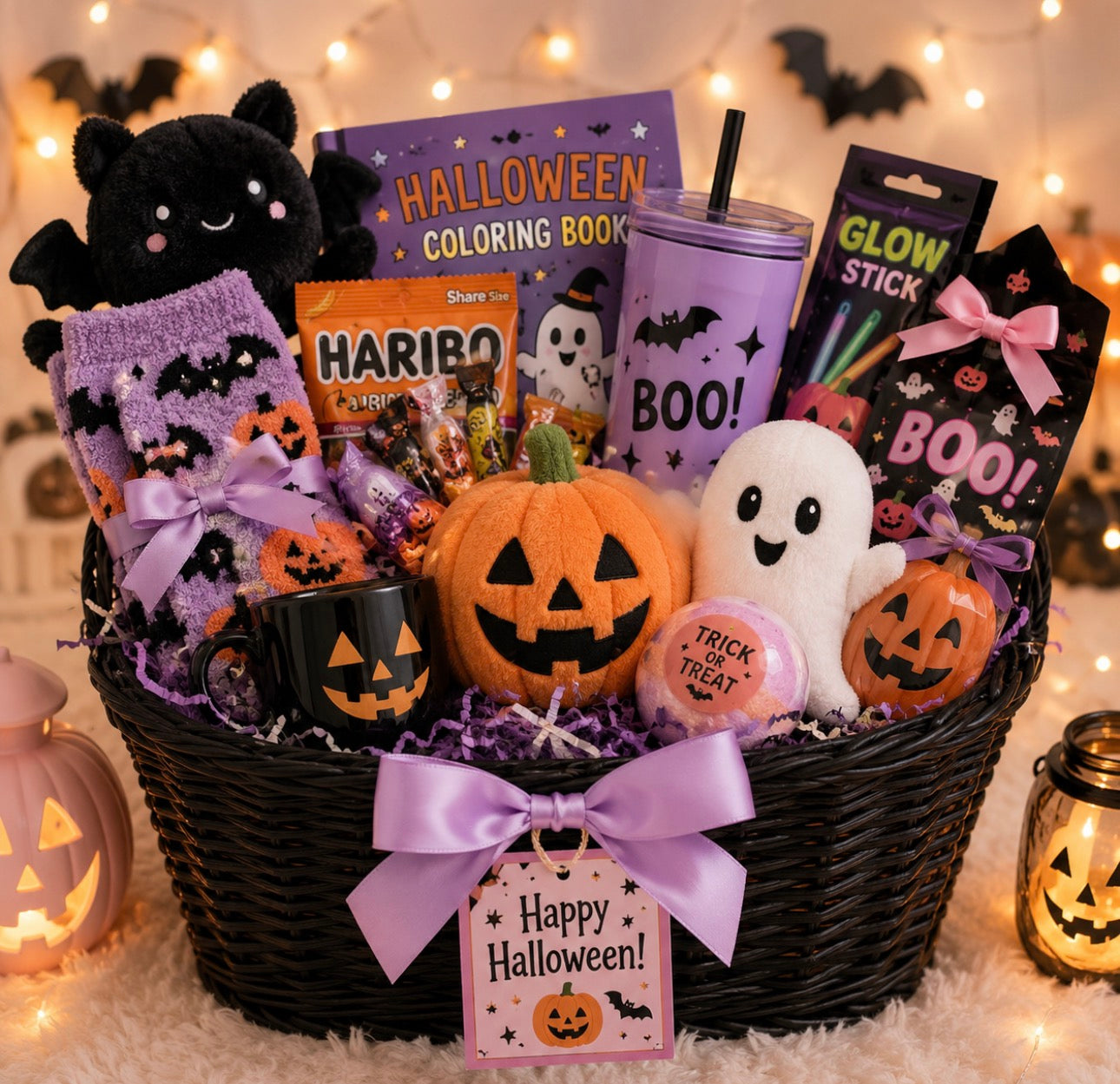 HALLOWEEN TREAT BASKET (contents may vary)