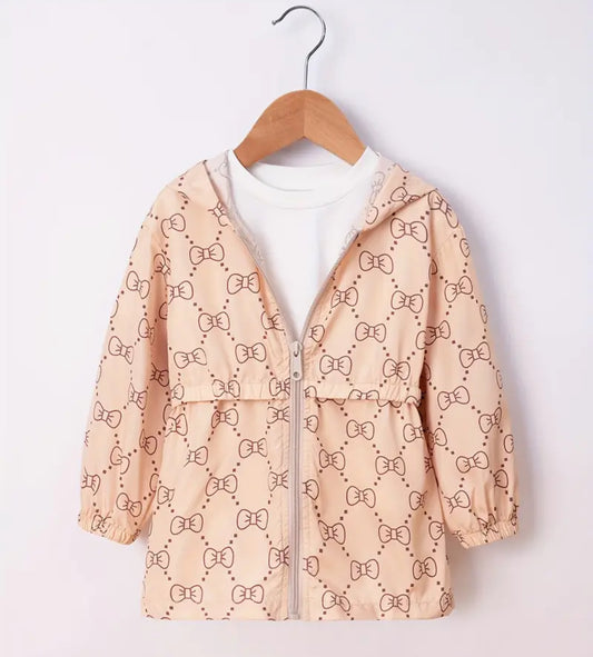 Little bows showerproof jacket