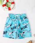 SHARK PRINTED SWIMSHORTS