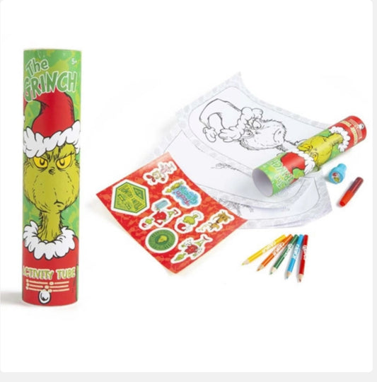 Grinch activity tube