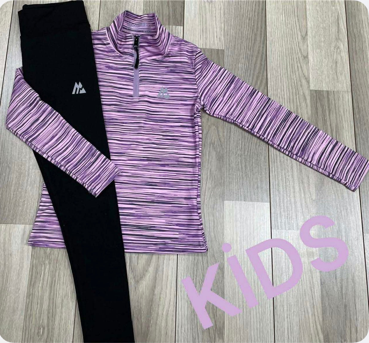 PURPLE LEGGINGS SET