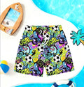 FOOTBALL PRINTED SWIMSHORTS
