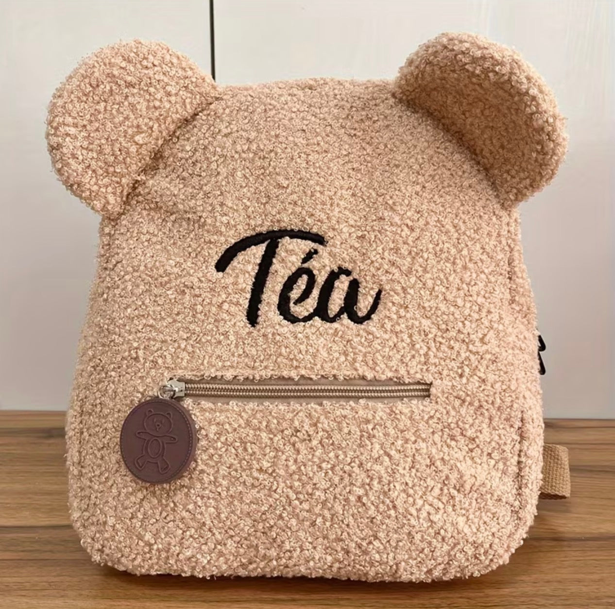 TEDDY FLEECE PERSONALISED BACKPACK