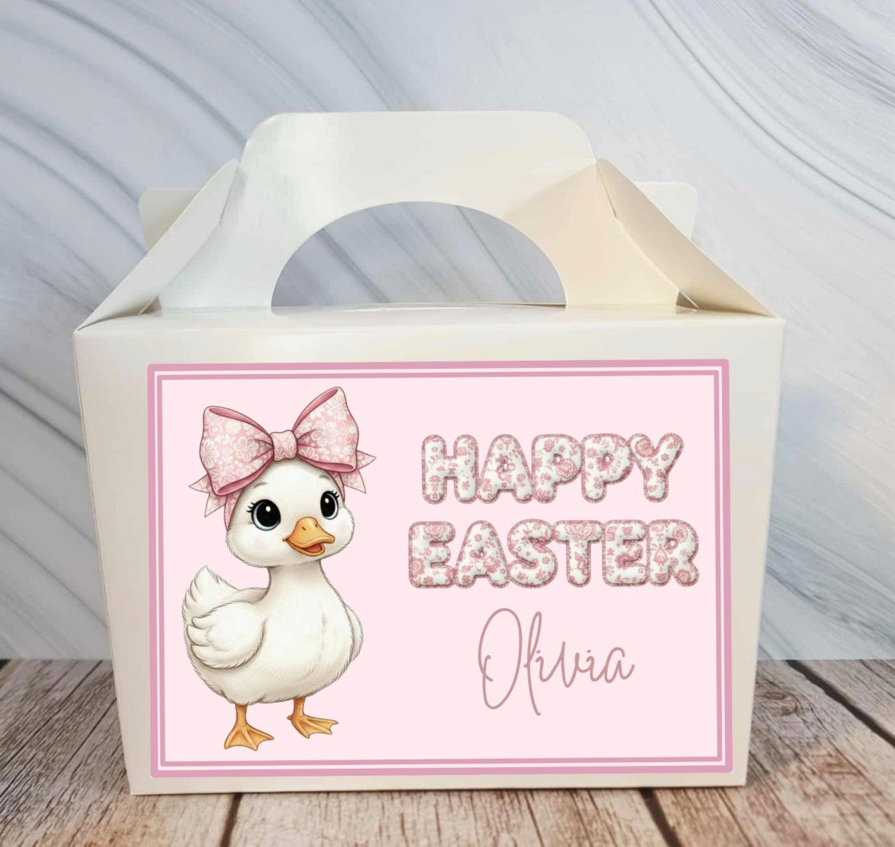 LITTLE DUCKLING PERSONALISED TREAT BOX