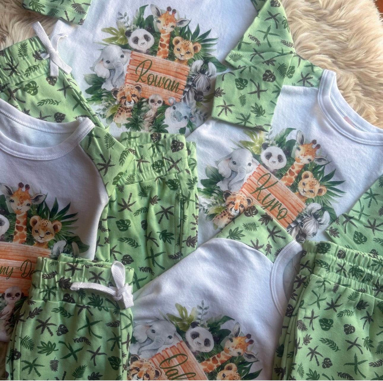 PERSONALISED SAFARI SET
