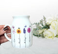 PERSONALISED FLORAL MILK JUG
