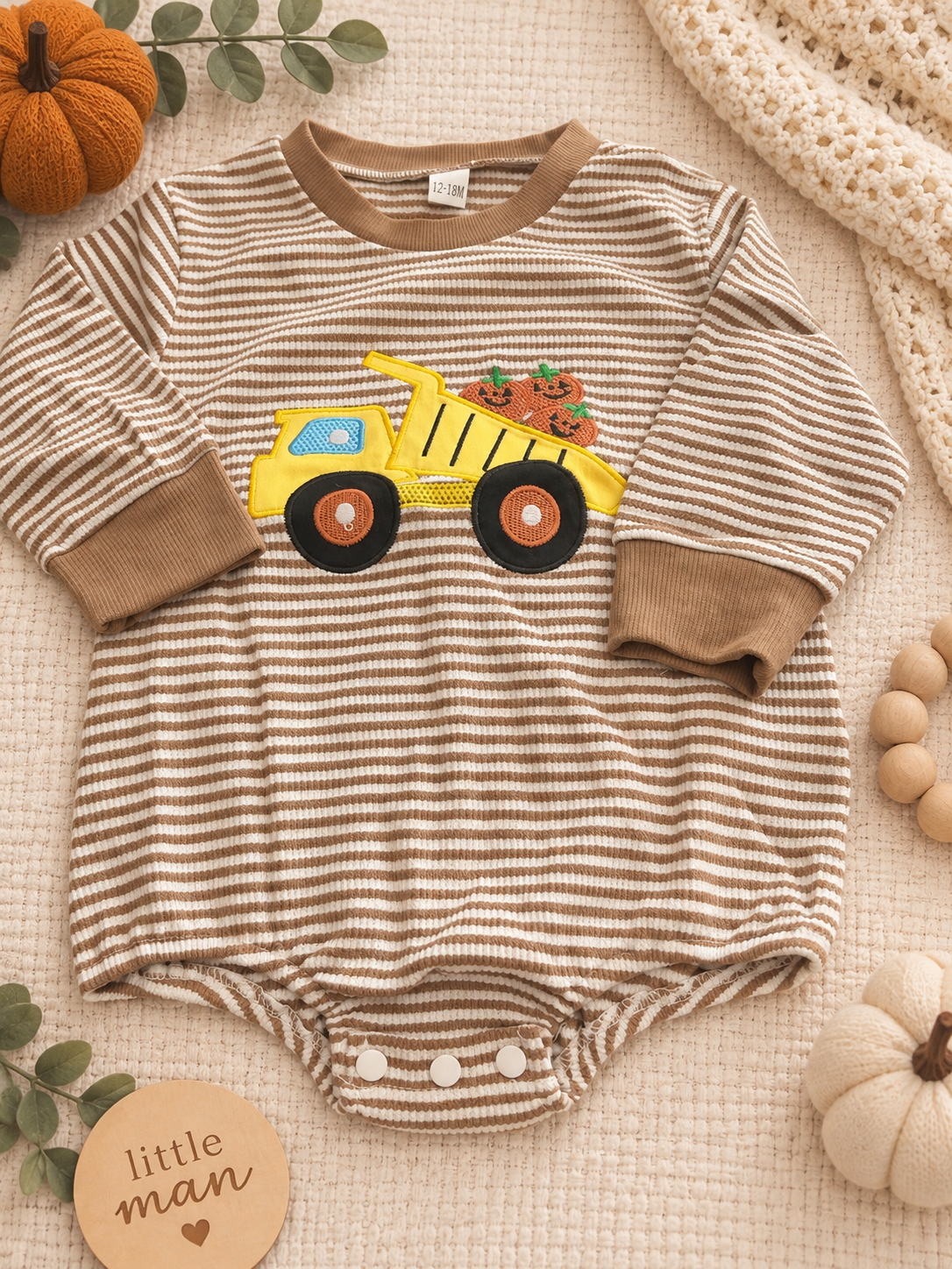 12/18MONTHS PUMPKIN ROMPER