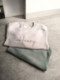 PERSONALISED FLEECED LINED SWEATSHIRT